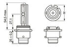 Unıversal Ampul - Xenon White Hid - D2s - 35 W - P32d-2 - Bosch 1987302910