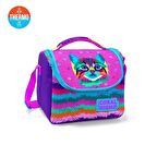 Coral High Thermo Beslenme Çantası Mor Pembe Kedi Desenli 11859