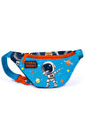 Coral High Kids Lacivert Mavi Astronot Desenli Bel Çantası 12640