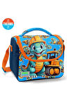 Coral High Kids Mavi Turuncu Dinozor Desenli Thermo Beslenme Çantası 12793