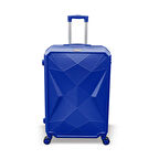 Coral High Diamond ABS Lacivert Büyük Boy Valiz 16608