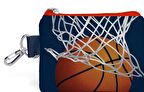 Coral High Basketbol Desenli Bozuk Para Çantası - Erkek Çocuk