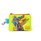 Coral High Kids Fosforlu Sarı Saks Motorsiklet Desenli Bozuk Para Çantası 21842