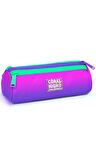 Coral High Kids Pembe Mor Renk Geçişli Üç Bölmeli Kalem Çantası 22062