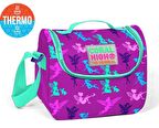 Coral High Mor Peri Desenli Termoslu Beslenme Çantası - Kız Çocuk