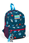 Coral High Kids Nefti Astranot Desenli İki Bölmeli Yuva Sırt Çantası 23354
