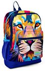 Coral High Lacivert Aslan İlkokul ve Günlük Sırt Çantası - Erkek Çocuk - Dört Gözlü