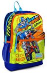 Coral High Lacivert Sarı Motosiklet İlkokul ve Günlük Sırt Çantası - Erkek Çocuk - USB Soketli