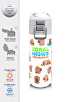 Coral High Kids Capybara Desenli Pipetli ve Direkt İçim Çelik Termos 500 ml 31794