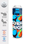 Coral High Kids Grafiti Desenli Pipetli ve Direkt İçim Çelik Termos 500 ml 31993