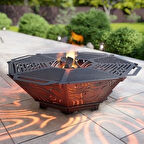 portatif Ateş Çukuru Izgaralı