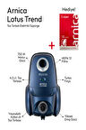 ARNİCA LOTUS TREND ET14000 TOZ TORBALI ELEKTRİKLİ SÜPÜRGE LACİVERT + TOZ TORBASI HEDİYELİ