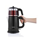 ARNİCA IH33205 DEMLİ STİL CAM ÇAY MAKİNESİ - SİYAH