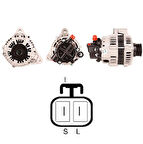 Unıversal Alternatör>12v 120amp Hyundaı Elenta-Santafe-Tucson2.0crdı/kıasportage2.0crdi - Genon-Gna-6043