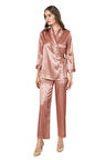 Kadın Saten İkili Pijama Takım