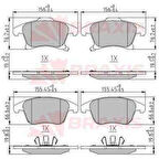 Ford On Fren Balatası Galaxy S Max 15 /> Mondeo IV 14 /> 16 Jant 1,5 2,0 Eco Boost / 2,0tdci - Braxıs Aa0646