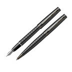 Scrikss Marka Kişiye Özel Mat Siyah Dolma  ve Tükenmez Kalem Seti ( Ömür Boyu Garantili )