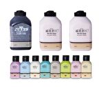 Artdeco Akrilik Boya 8x75ml Pastel Smoky + SİYAH 500ml + BEYAZ 500ml(2 Adet) - Set-