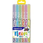 Pensan Neon Jely 1.0 Jel Kalem 6'lı