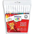 PENSAN 12 RENK KECELI KALEM 12LI