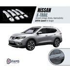Nissan X-trail Krom Kapı Kolu 4 Kapı 2014 Üzeri P. Çelik Sensörlü uyumlu