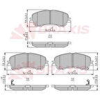 Nissan On Fren Balatası Nissan Qashqaı J11 Kasa 2013-> Xtraıl 2014-> Renault Kadjar 2015-> - Braxıs Aa0617