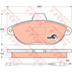 Psa Fren Balatası On Fisli Scudo I Dw8b 00-> / 806 1.8 8v Expert I Dw8b 00-> / Evasıon 1.8 8v Jumpy I Dw - Trw Gdb1216