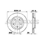 Nissan On Fren Diski (aynası) Havalı Nissan Qashqaı 2007 2012 Xtraıl 2008 2012 Juke 2010> Renault Koleos 20 - Braxıs Ae0114