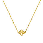 Yoncalı 14 Ayar Sarı Altın Kadın Kolye