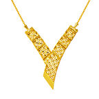 Ve 22 Ayar Altın Kolye