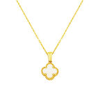 Yonca Sedef Taşlı 14 Ayar Altın Kolye