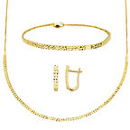 Dolunay Taşsız 14 Ayar Altın Düğün Seti