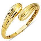 İtalyan Tasarım Altın 14 Ayar Kelepçe Bilezik