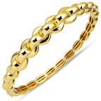 14 Ayar Altın Kelepçe Bilezik