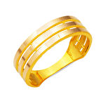 Ajda Altın Yüzük 3 Sıra 14 Ayar