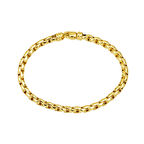 Ünisex Taşsız 14 Ayar Altın Spor Bileklik