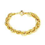 Kalemli 14 Ayar Altın Halka Bileklik