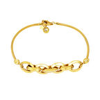 Kazaziye Zincirli 14 Ayar Altın Künye Bileklik