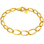 Süzme Uzayyolu Sarı Altın Bileklik