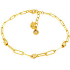 Sarı Altın Ataç Zincir Bileklik