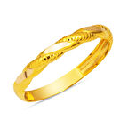 14 Ayar Altın Burgulu Yüzük