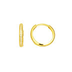 14 Ayar Altın Tamtur Halka Küpe