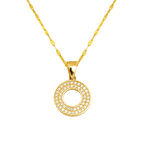 O Baş Harfi 14 Ayar Altın Kolye