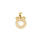 Ö Harfi Altın Kolye Ucu 14 Ayar