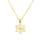 14 Ayar Altın Kartanesi Kolye