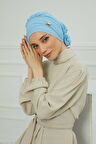 Aksesuarlı Şifon Hazır Türban,HT-95S,HT-95S