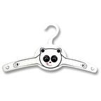 T.Concept Panda Desenli Plastik Dayanıklı  Çocuk Askısı 30x16 cm