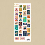 M56 – Çiçekli Pullar Sticker Seti