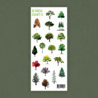 M25 – Ağaç Temalı Sticker Seti