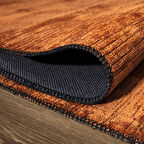 MİLANO ML107 Kiremit Leke Tutmaz Antialerjik Yıkanılabilir Dokuma Dekoratif Halı Kilim Yolluk